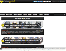 Tablet Screenshot of mmogratuit.com